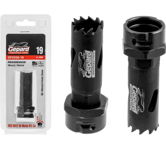 Изображение товара Коронка биметаллическая GEPARD PROGRESSOR 19 мм GP2550-19