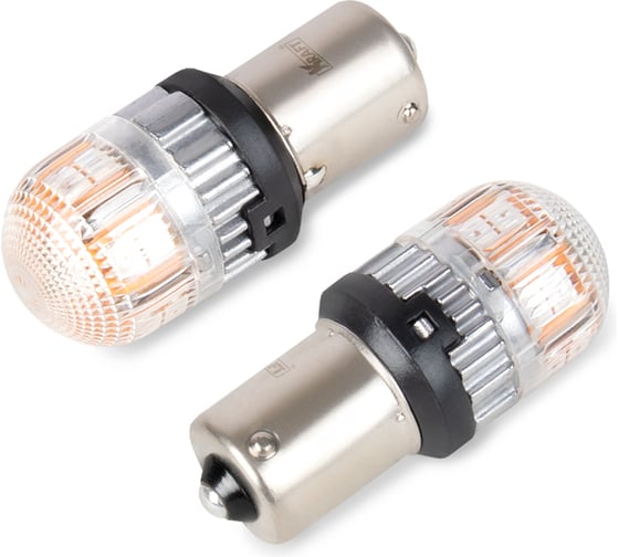 Изображение товара Светодиод KRAFT PY21W (BAU15s) 10-30v (amber) Pro (2 шт. Европодвес) KT 700272