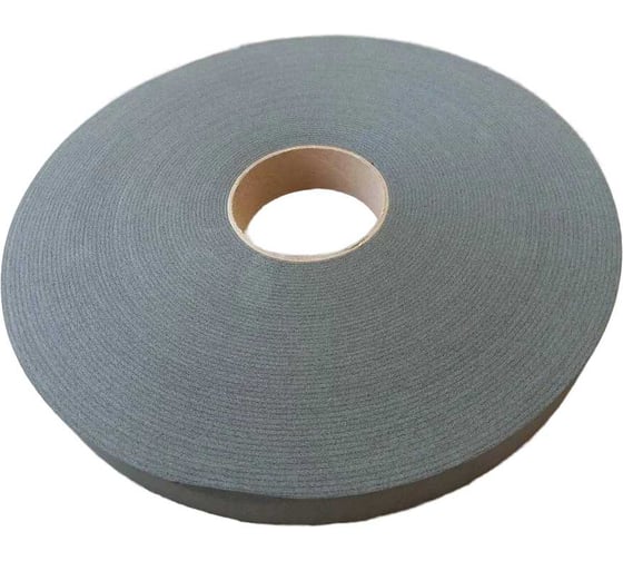 Изображение товара Лента демпферная уплотнительная самоклеящаяся Биком 50 мм х 30 м х 3 мм серая 600576