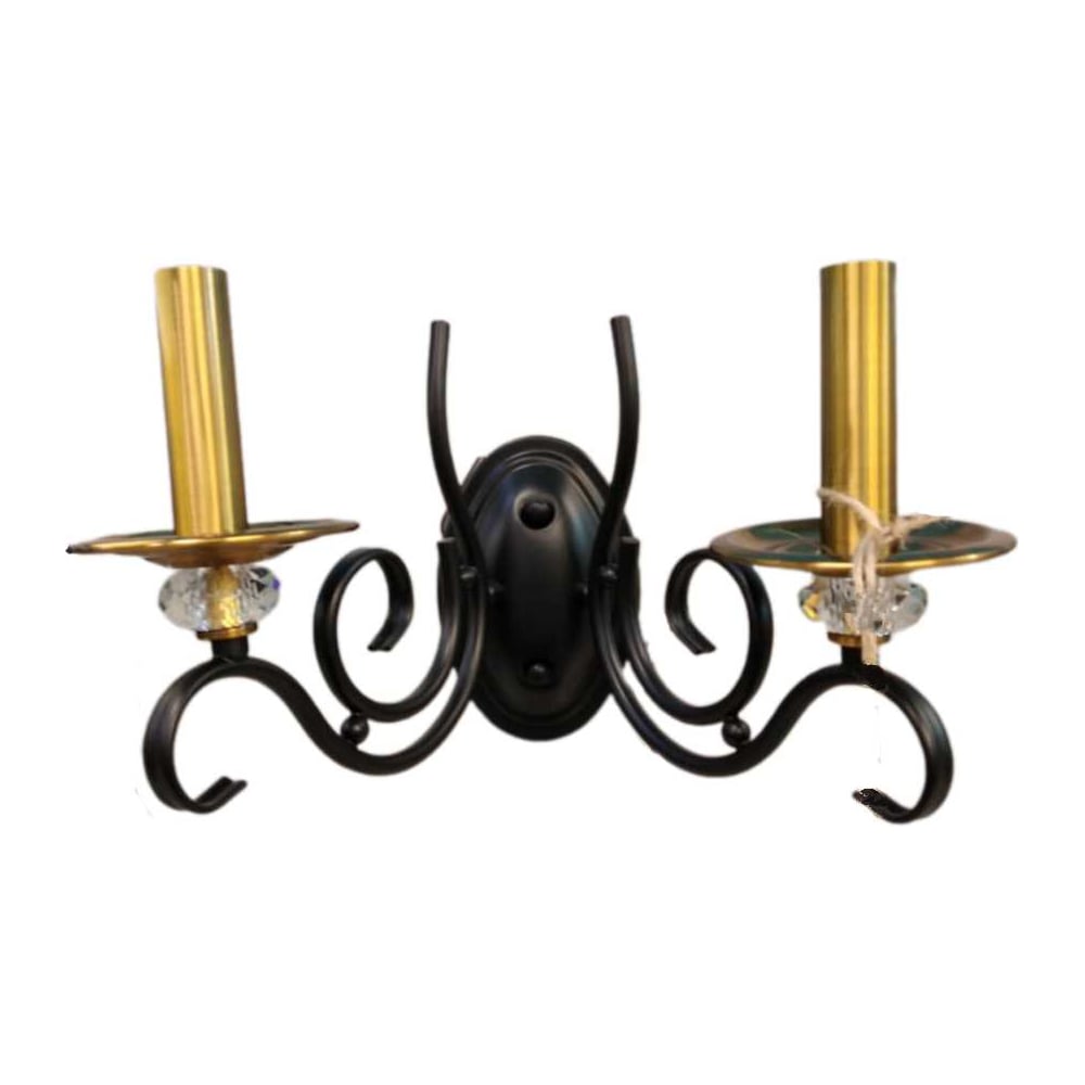 Изображение товара Настенный светильник Мелодия Света PL2909-2W BK+AB стиль минимализм