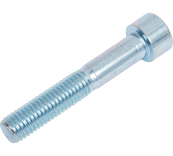 Изображение товара Винт ЦММ 10x60, внутр.шестигранник, DIN 912, оцинкованная сталь, фас. 50 шт /~2,066 кг 0Т-00007403