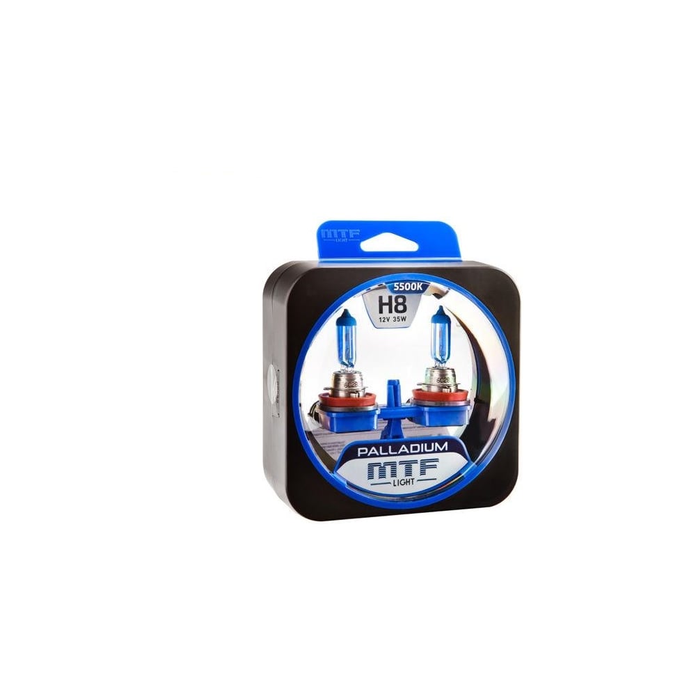 Изображение товара Галогенные автолампы MTF LIGHT PALLADIUM H8, 12V, 35W, комп. HPA1208