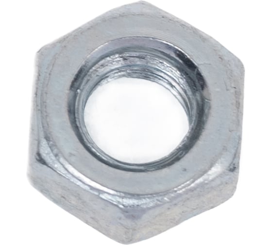 Изображение товара Гайка ЦММ DIN 934, М4, оцинкованная сталь, 1 кг / ~ 1612 шт 00-00000933