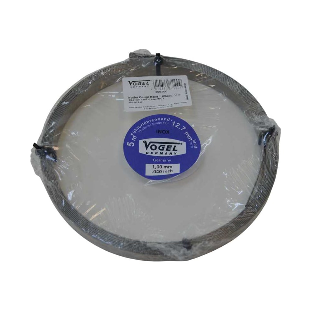 Изображение товара Щупы в рулетках с нержавеющей лентой Vogel 5м для измерения зазоров и толщины