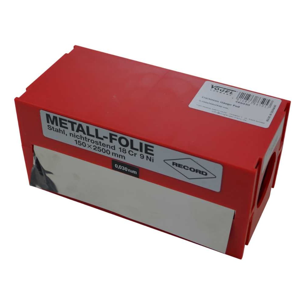 Изображение товара Щупы лентой Vogel 2500x150, нержавеющая сталь, точность 0.03 мм