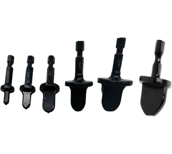 Изображение товара Набор развальцовок для труб с шестигранным наконечником Turbosky PE-6 (6шт) 640