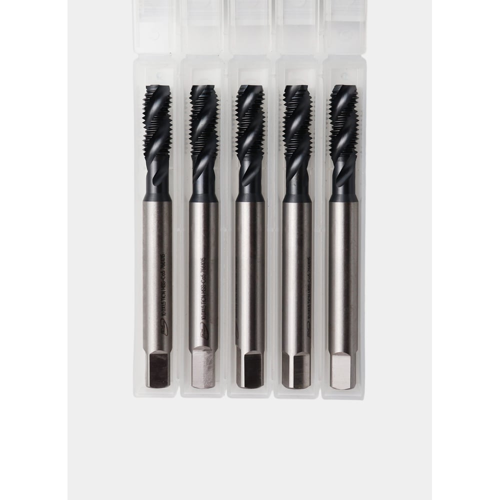 Изображение товара Набор метчиков РОСИНСТРУМЕНТ 5 шт М10x1,5 спиральные высокого качества