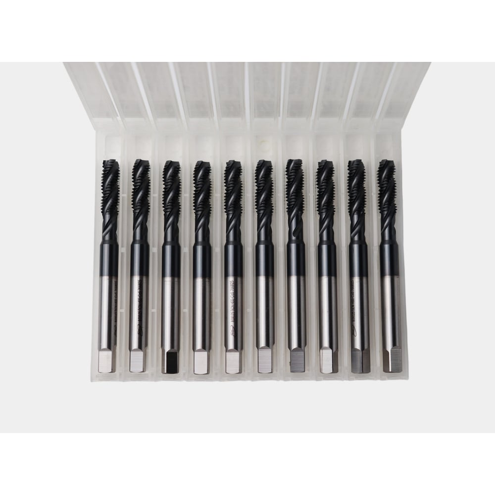 Изображение товара Метчик с винтовой канавкой РОСИНСТРУМЕНТ M8x1,25 HSS-Co5 TiCN 10шт