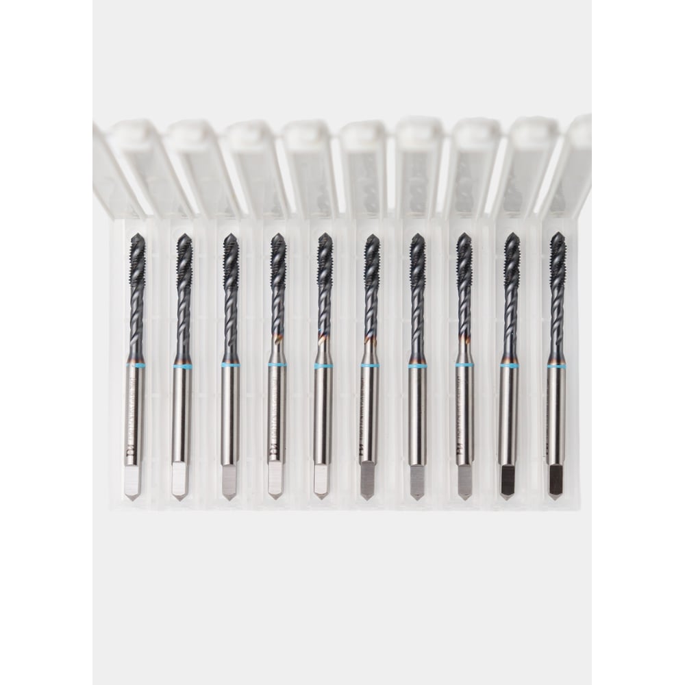 Изображение товара Метчик с винтовой канавкой РОСИНСТРУМЕНТ 10шт М 4x0,7 HSS-Co5