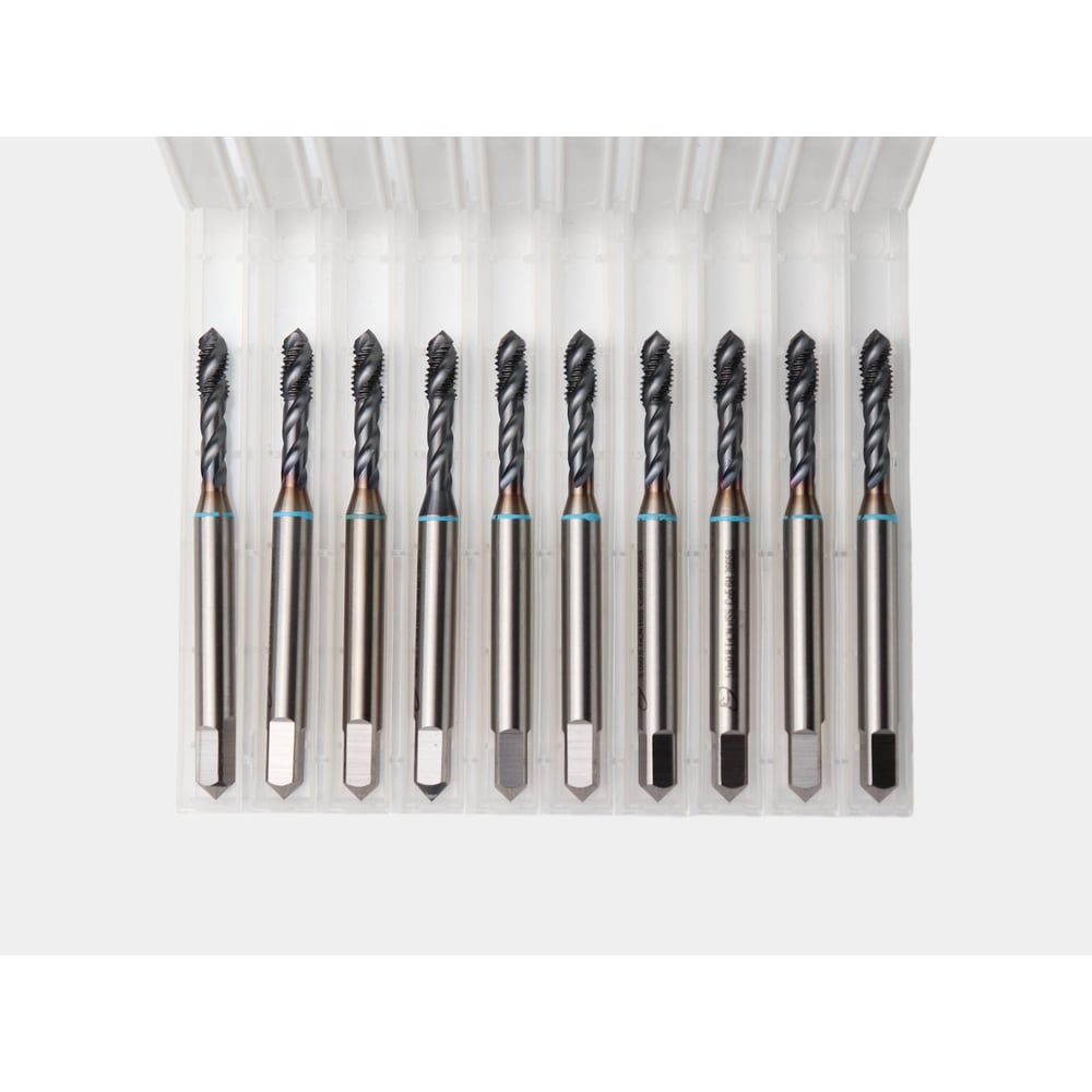 Изображение товара Метчик с винтовой канавкой РОСИНСТРУМЕНТ 10 шт M5x0,8 спиральный DIN 371