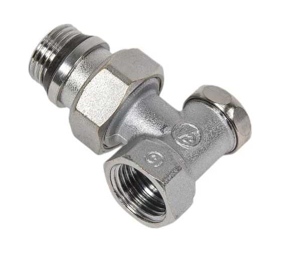 Изображение товара Клапан угловой отсечной Giacomini R16TG, 1/2, отвод с герметичной прокладкой, хромированный GIA R16X033