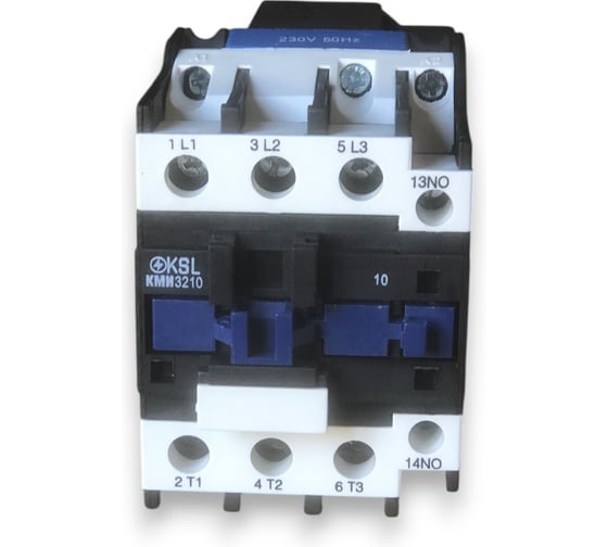 Изображение товара Контактор KRASO КМИ малогабаритный 32А катушка управления 220В АС 1НО KSL KMI-32-220