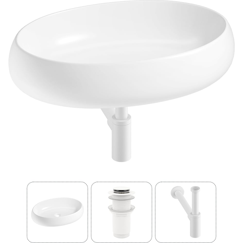 ΠΠΎΠΌΠΏΠ»Π΅ΠΊΡ Wellsee 3 Π² 1 Lavinia Boho Bathroom Sink Π½Π°ΠΊΠ»Π°Π΄Π½Π°Ρ ΡΠ°ΠΊΠΎΠ²ΠΈΠ½Π° 60x40 ΡΠΌ 3331109 20215102R