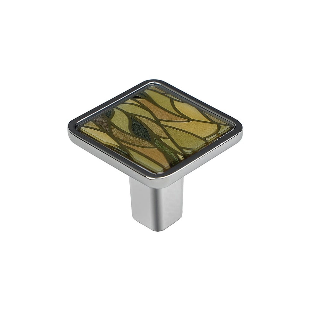 Изображение товара Ручка-кнопка KERRON хром JUNGLE KA3-000JG11D-CR для мебели надежный современный дизайн