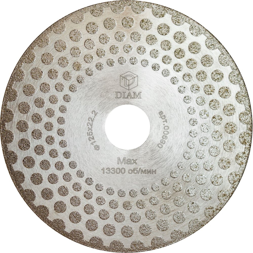 Изображение товара Круг алмазный отрезной и шлифовальный DIAM TWIN 125 мм для гранита и мрамора