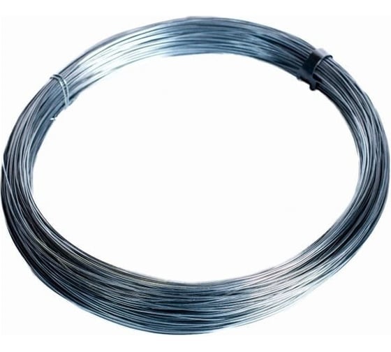 Изображение товара Проволока ООО ПКФ Сварком д1.0, оцинкованная сталь, ГОСТ 3282-74, 50м, 1 шт. k00017869