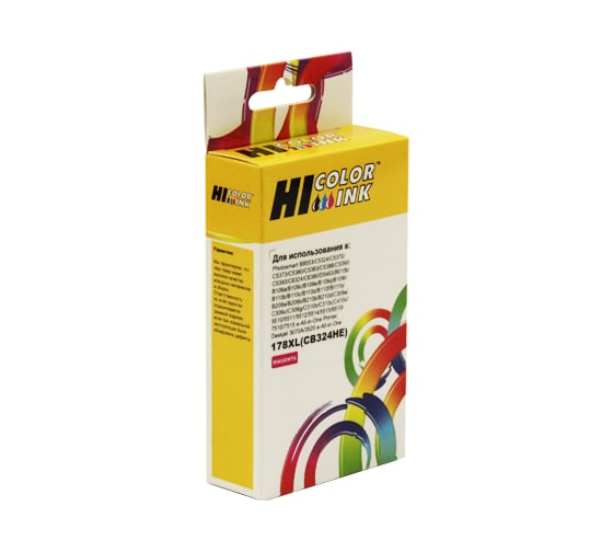 Изображение товара Картридж для HP Photosmart C5383/C6383/B8553/D5463, №178XL, M Hi-Black HB-CB324HE HB-HP№178XL(CB324HE)-M