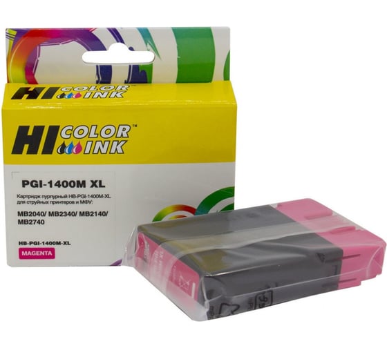 Изображение товара Картридж для Canon MAXIFY MB2050/MB2350/MB2040/MB2340, M Hi-Black PGI-1400XLM HB-CAN-PGI-1400XLM-M
