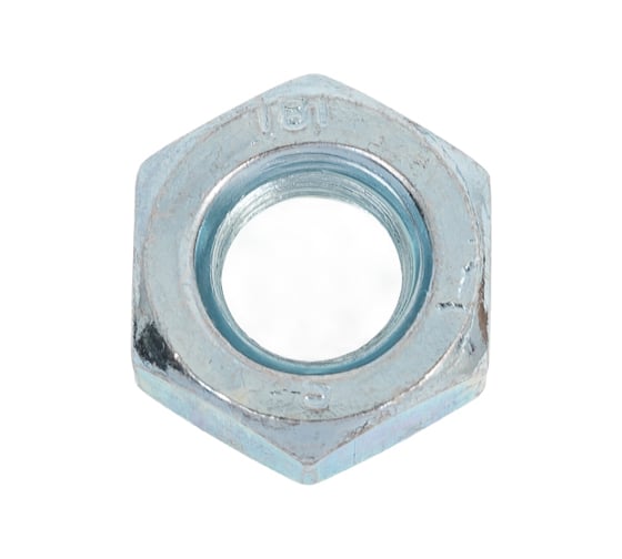 Изображение товара Гайка ЦММ DIN934, М10, класс прочности 8, оцинкованная сталь, 1 кг / ~ 86 шт 0Т-00007503