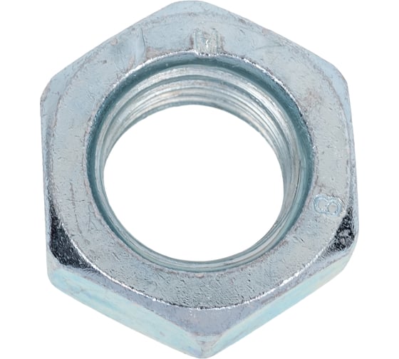 Изображение товара Гайка ЦММ DIN934, М24, класс прочности 8, оцинкованная сталь, 1 кг / ~ 11 шт 0Т-00007509