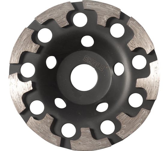 Изображение товара Чашка алмазная зачистная SKOLE Т-Сегмент 125мм AK3-125A