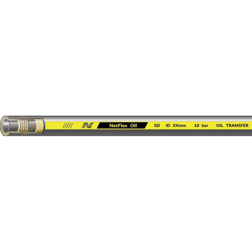 Рукав маслобензостойкий напорно всасывающий OIL SD 38x5xL40 40 м. NetFlex 7930168980704