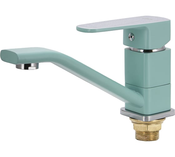 Изображение товара Смеситель для раковины Ekko с гайкой, бирюзовый E45303