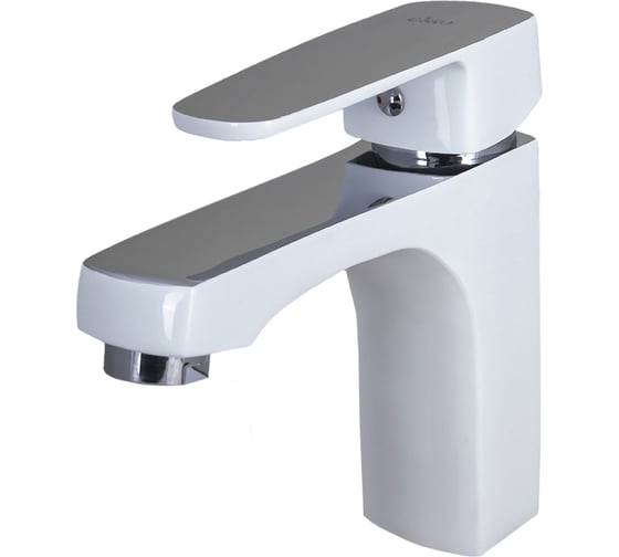 Изображение товара Смеситель для раковины Ekko с гайкой, белый E10301