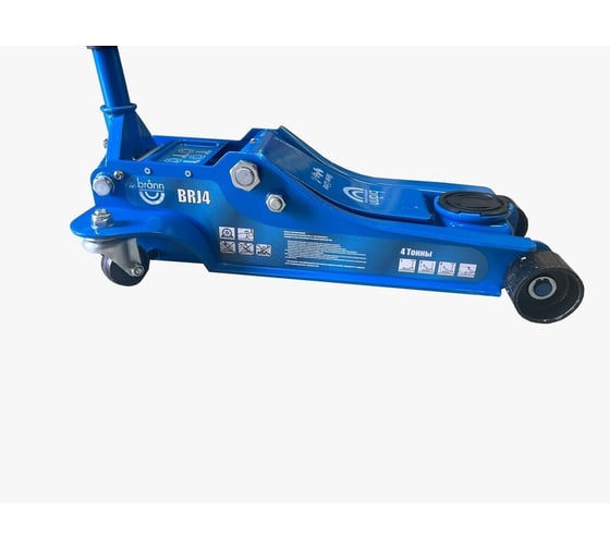 Изображение товара Домкрат подкатной гидравлический BRANN г/п 4 т (подхват 112 мм, подъем 505 мм) BRJ-4