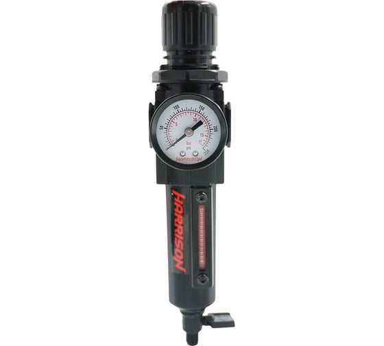 Изображение товара Блок подготовки с фильтром и регулятором HARRISON 1/4', 2265 л/мин, 5 мкм HRS-FR2265