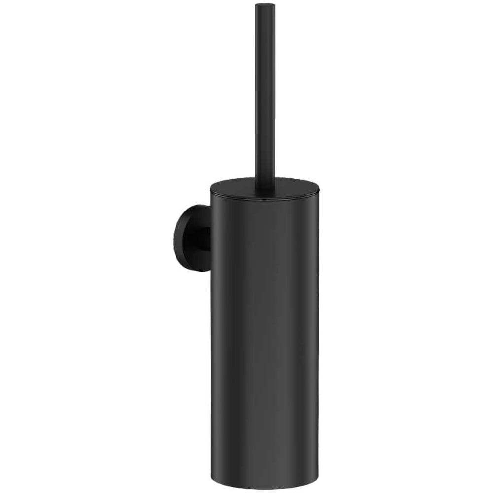 Изображение товара Ершик Sancos Base черный матовый для ванной настенный с колбой