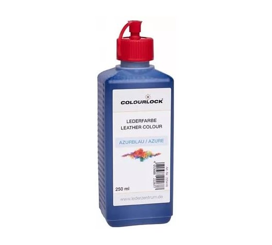 Изображение товара Краска для кожи Koch Chemie COLOURLOCK лазурно-голубой Lederfarbe azurblau 250 мл LZ-225416