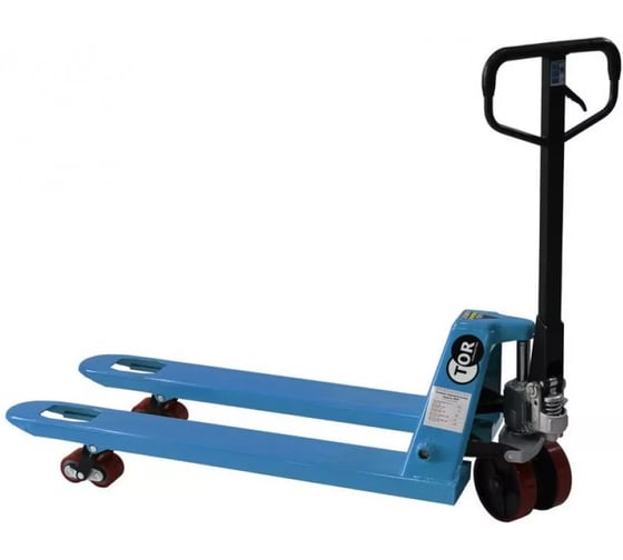 Изображение товара Тележка гидравлическая TOR 3500 кг 1150 мм PWH35-II (резиновые колеса) 1049883