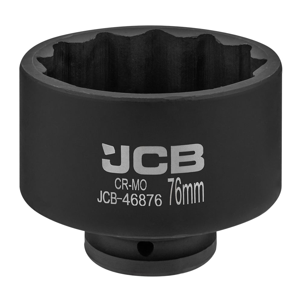 Изображение товара Головка ударная 12-гранная 76 мм JCB 3/4"DR 46876