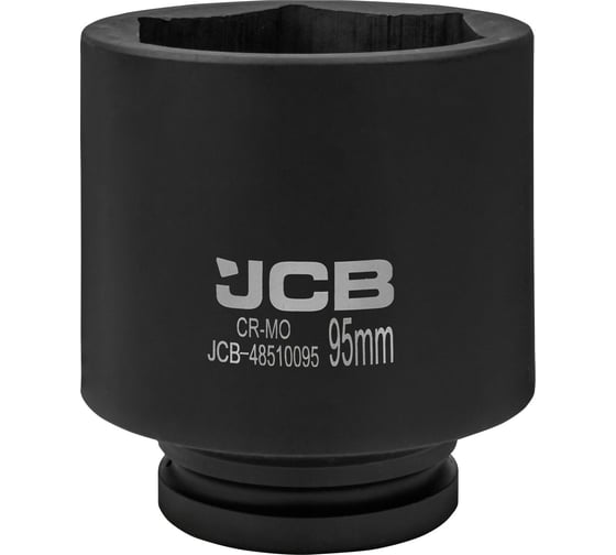 Изображение товара Головка ударная глубокая 6-гранная JCB 95 мм, 1''DR JCB-48510095(61696)