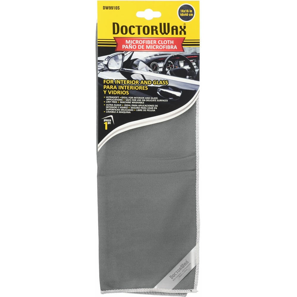 Изображение товара Микрофибра DoctorWax для стекол и интерьера 40x40 см DW9910s