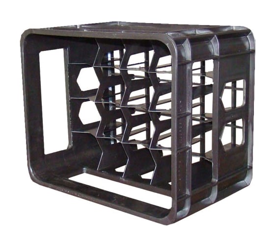 Изображение товара Ящик под бутылку ОАО "ПОЛИМЕР" 0,5(пивная) 420x340x267 7930174550113