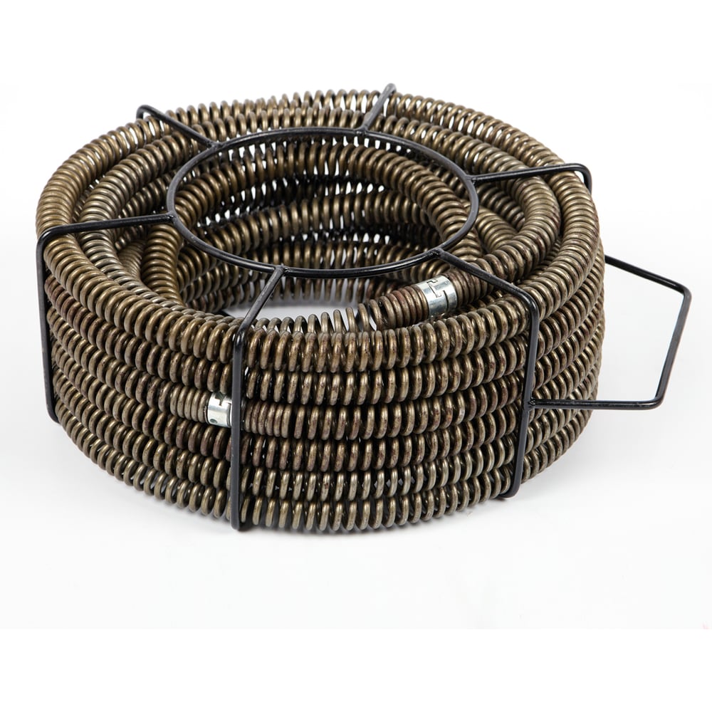 Изображение товара Комплект прочистных спиралей REDLI диаметром 32 мм 5,5 м 4 шт на барабане антирокозионная обработка