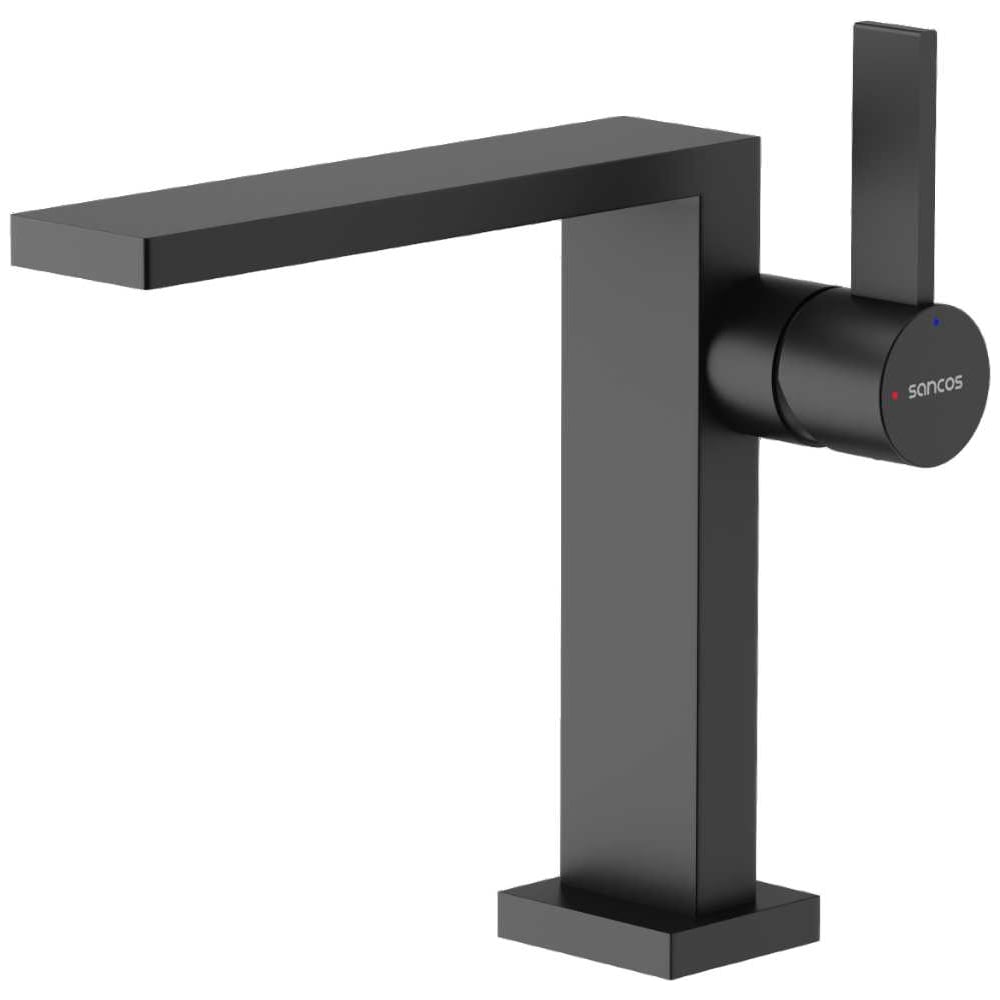 Изображение товара Смеситель Sancos Linn SC9019MB черный матовый для раковины