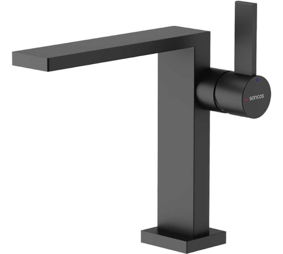 Изображение товара Смеситель для раковины Sancos Linn, черный матовый SC9019MB