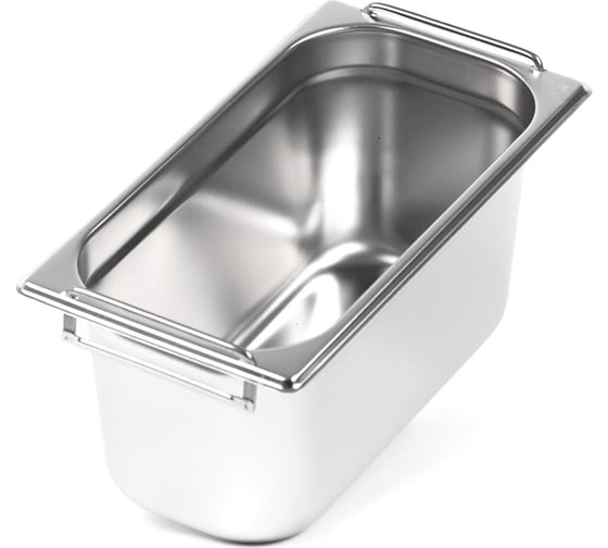 Изображение товара Гастроемкость Luxstahl 1/3x6'' 327x176x150 с ручками га017