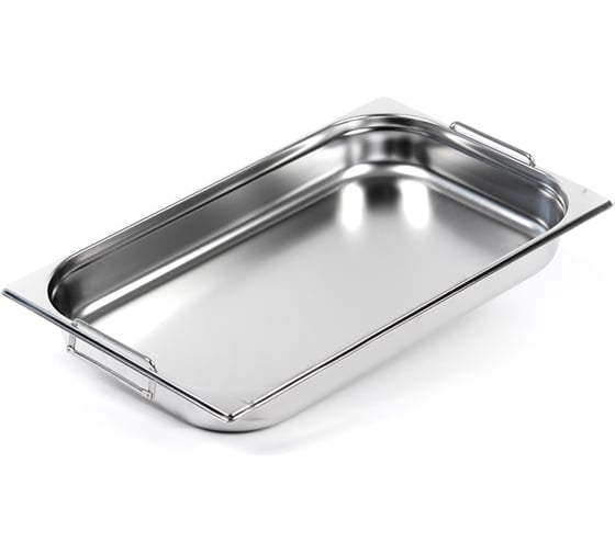 Изображение товара Гастроемкость Luxstahl 1/1x2,5'' 530x325x65 с ручками га003