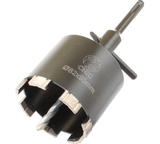 Изображение товара Коронка алмазная по камню CNIC 82x90 мм, М16, для сухой резки, хвостовик SDS-PLUS DB0401 75846