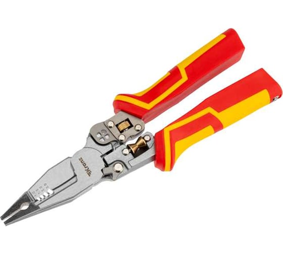 Изображение товара Плоскогубцы многофункциональные диэлектрические с тестером KRANZ PRO 210мм KR-12-4656-3