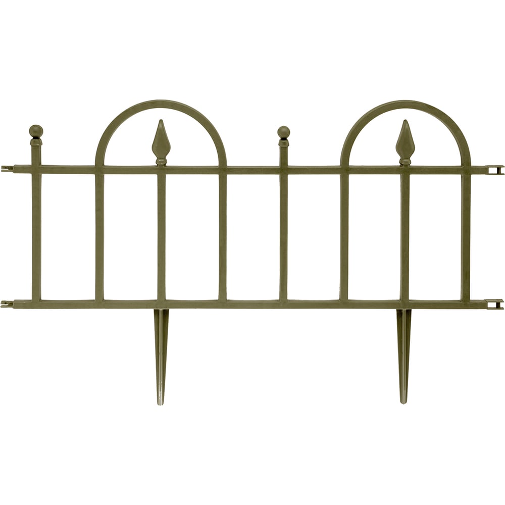 Изображение товара Декоративный заборчик BEFAST хаки 600x400 мм 5 шт для ландшафтного дизайна