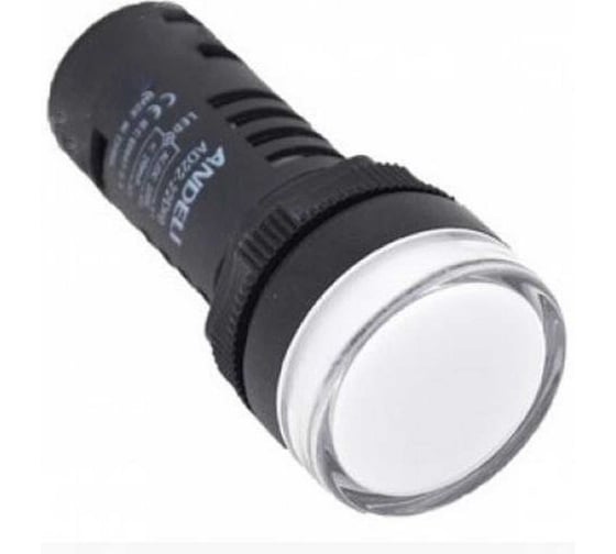 Изображение товара Лампа ANDELI AD16-22DS (LED) матрица d22мм белый (УПАКОВКА из 10 штук) 220В AC ADL10-128