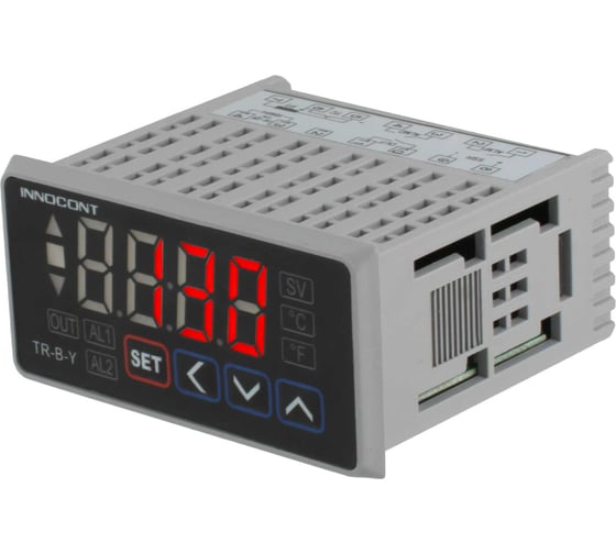 Изображение товара Температурный контроллер INNOCONT 1 дисплей, 4 разряда, 72x36x64 мм, 2 аварийных выхода, 110-220VAC TR-B-Y