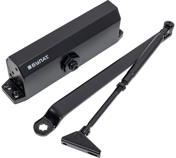 Изображение товара Дверной доводчик БУЛАТ ДД 504/4 A-B (60-85 кг; черный) 13694