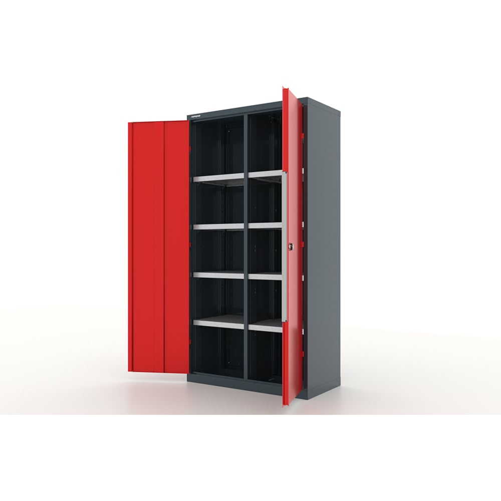 Изображение товара Профессиональный инструментальный шкаф FERRUM Premium с 8 полками и 2 отделениями