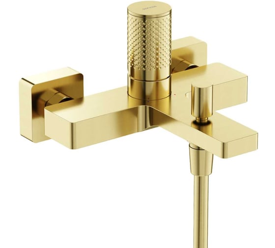 Изображение товара Смеситель для ванны и душа Sancos Nexus брашированное золото, PVD покрытие SC9014BG